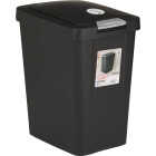 Sterilite 7.5 Gal. Black TouchTop Wastebasket Image 6