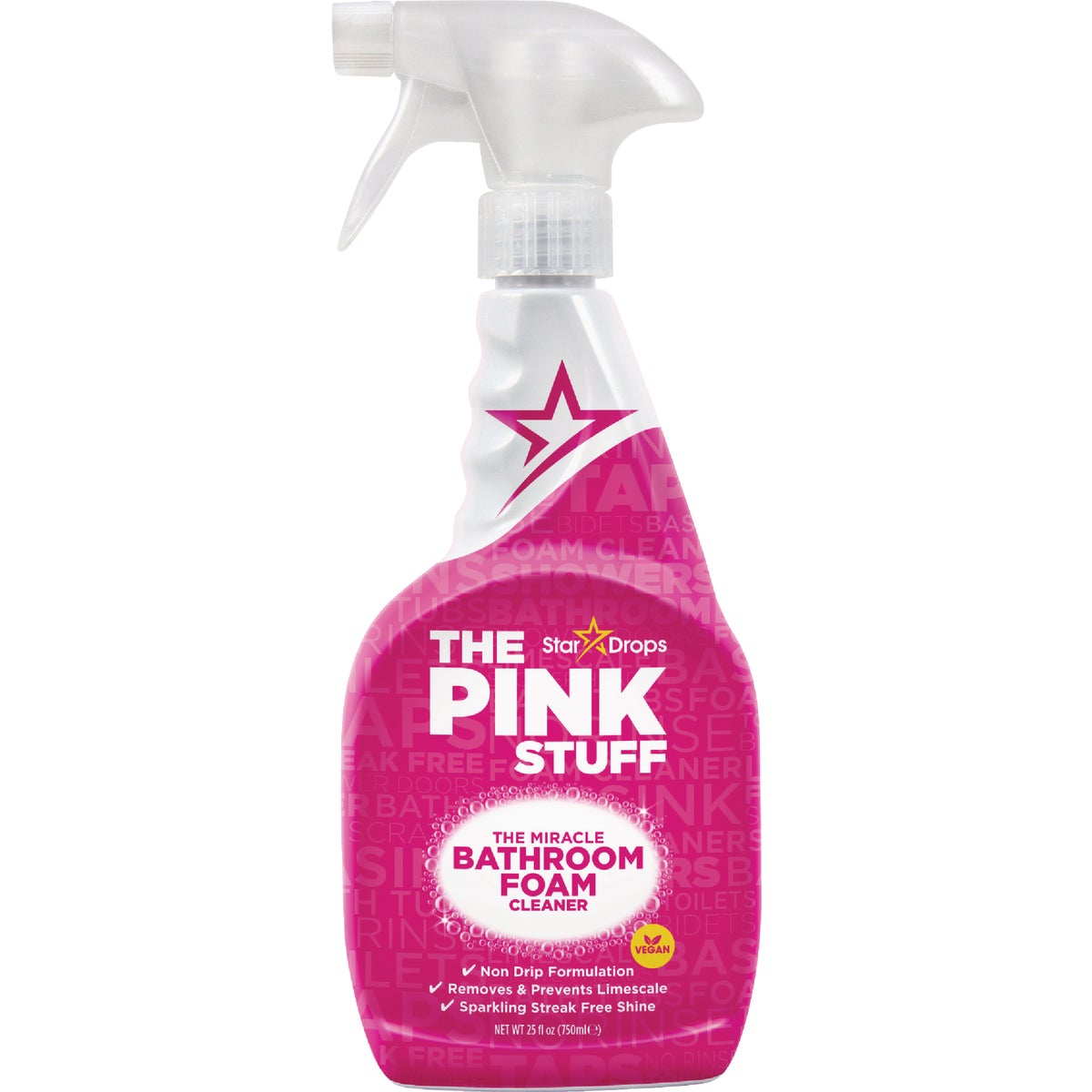 The Pink Stuff 25.4 Oz. Miracle Bathroom Foam Spray Cleaner