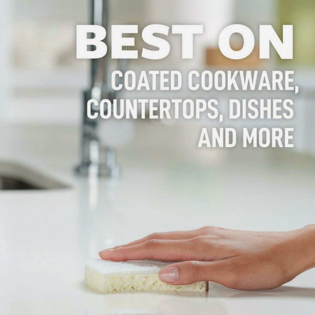 Scotch-Brite Greener Clean Non-Scratch Scrub Sponge (3-Pack) Image 2