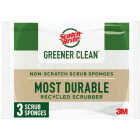 Scotch-Brite Greener Clean Non-Scratch Scrub Sponge (3-Pack) Image 1