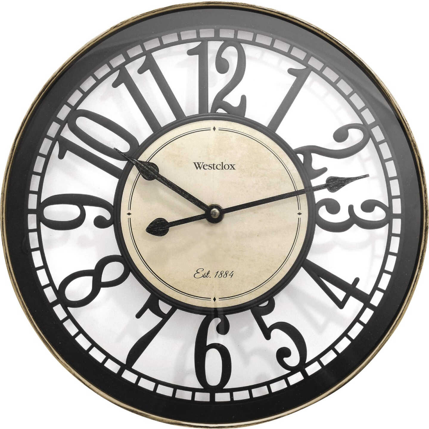 Westclox 12 In. Open Arabic Wall Clock Image 1