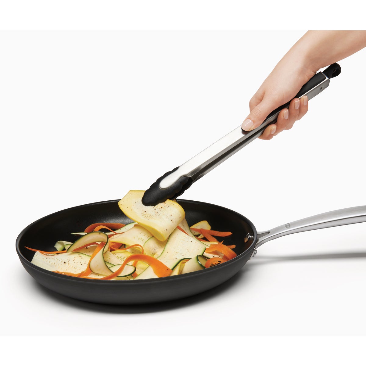 OXO Good Grips 12 In. Stainless Steel LockingTongs with Nylon Heads Image 3