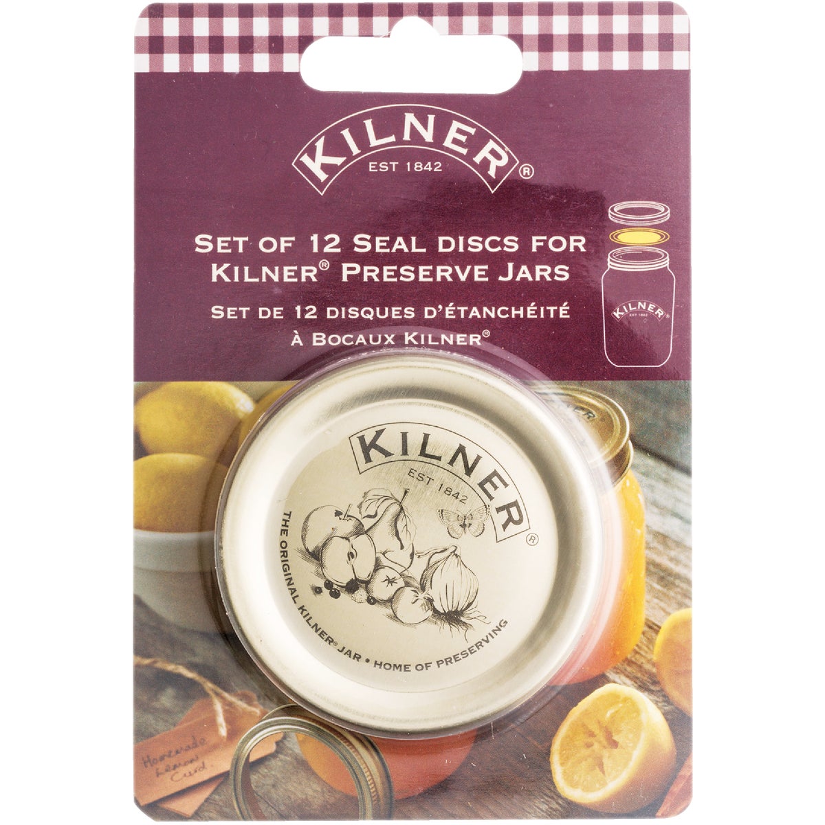 Kilner Regular Mouth Preserve Jar Canning Lid (12-Count) Image 2