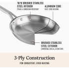 Calphalon Stainless Steel 6-Piece Cookware Set, Silver Image 2