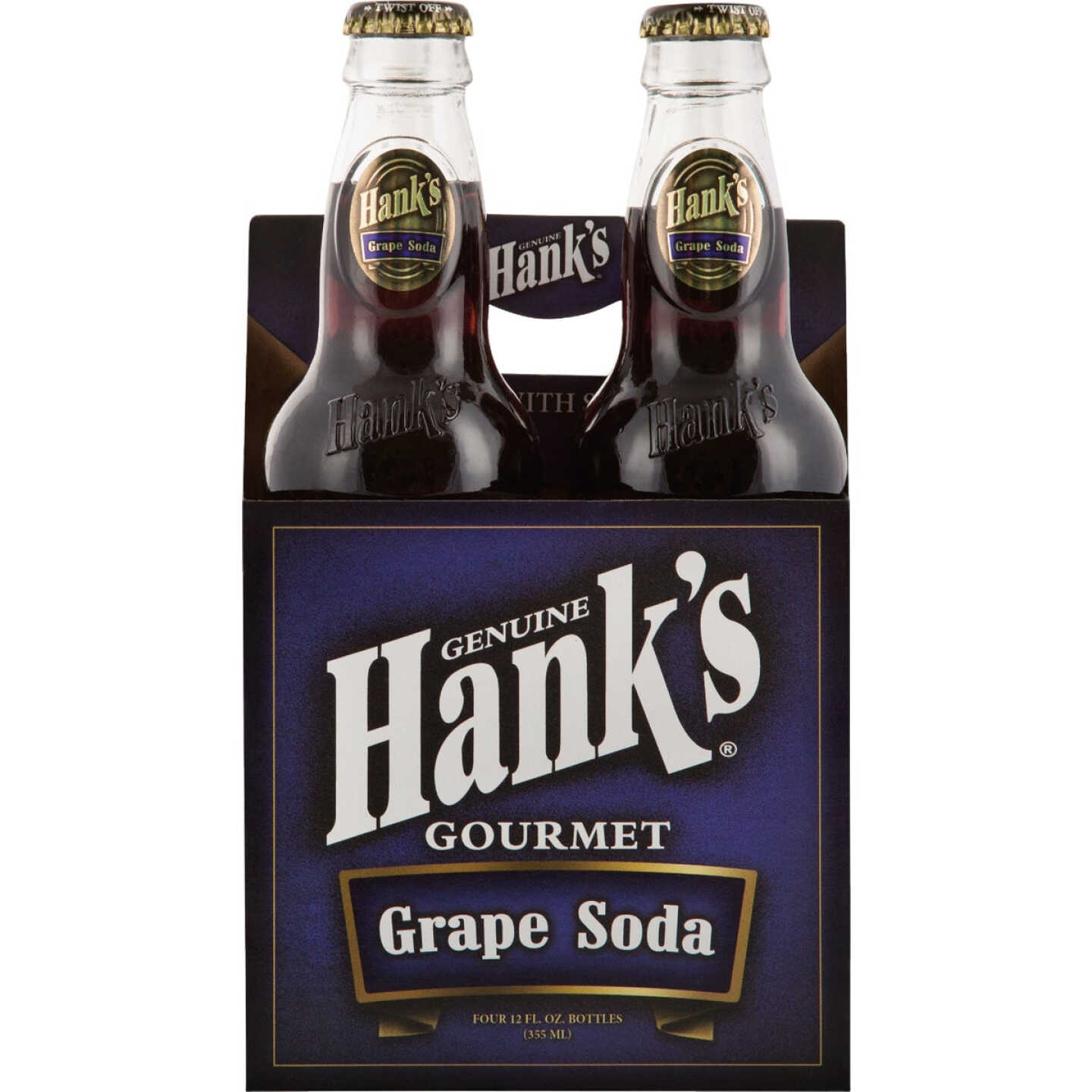 Hank's 12 Oz. Premium Grape Soda (4-Pack) Image 2
