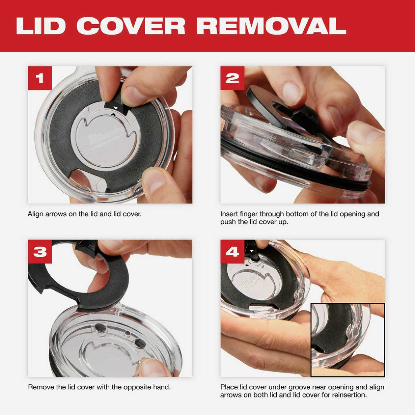 Milwaukee PACKOUT 30 Oz. Black Insulated Tumbler Image 3