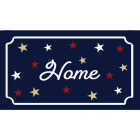 Rockport Premium Americana 18 In. x 30 In. Coir Outdoor Doormat, Home with Stars Image 1