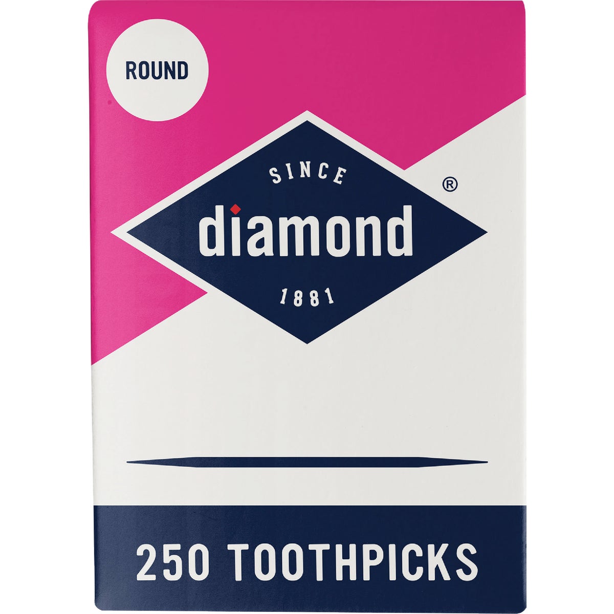 Diamond Round Wood Toothpicks (250-Count) Image 3