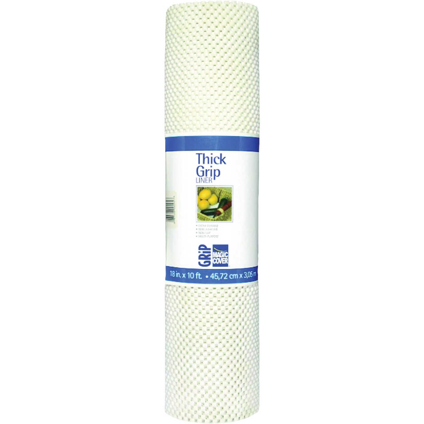Magic Cover 12 In. x 5 Ft. White Non-Adhesive Shelf Liner Image 1