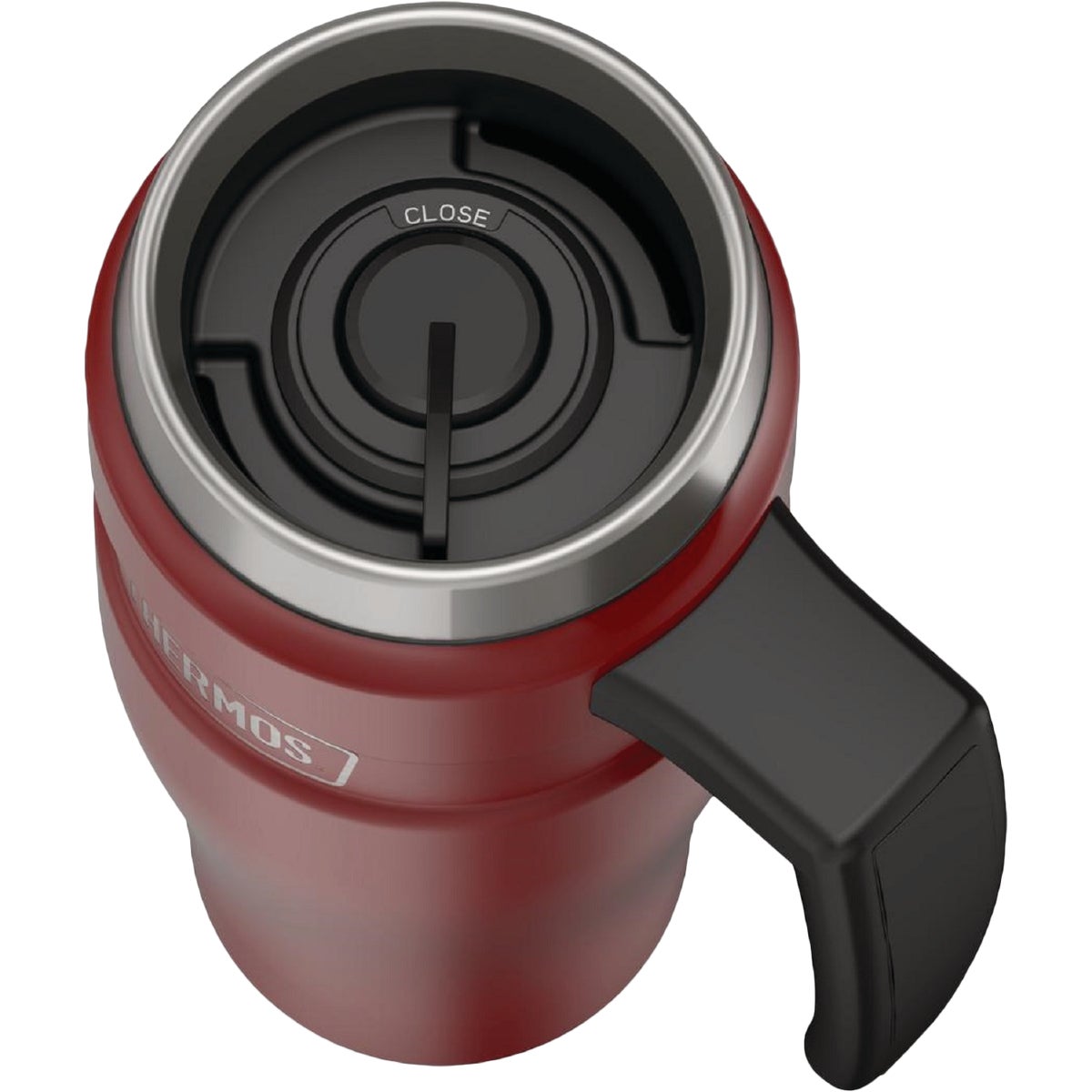 Thermos Stainless King 16 Oz. Rustic Red Travel Mug Image 3