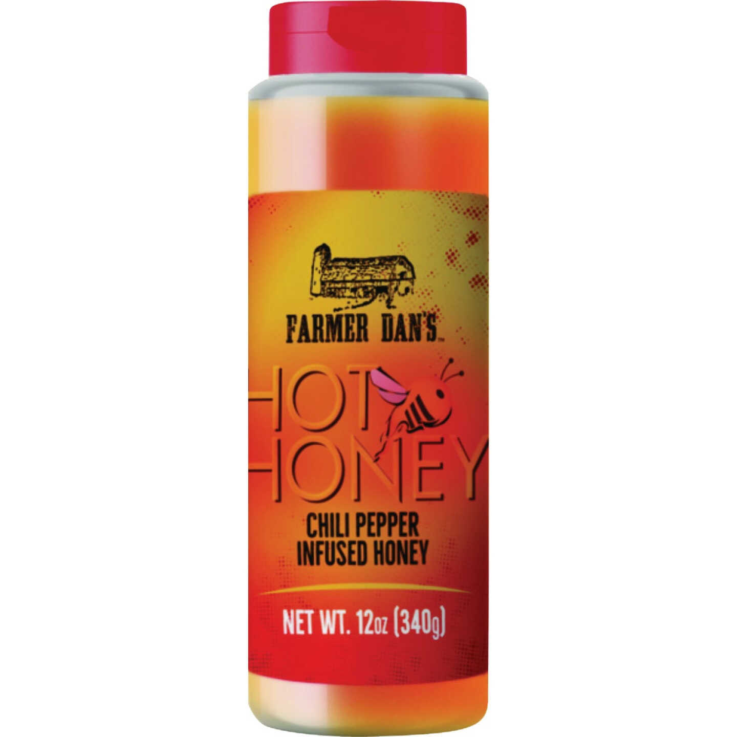 Farmer Dan's 12 Oz. Hot Honey Squeeze Bottle Image 1