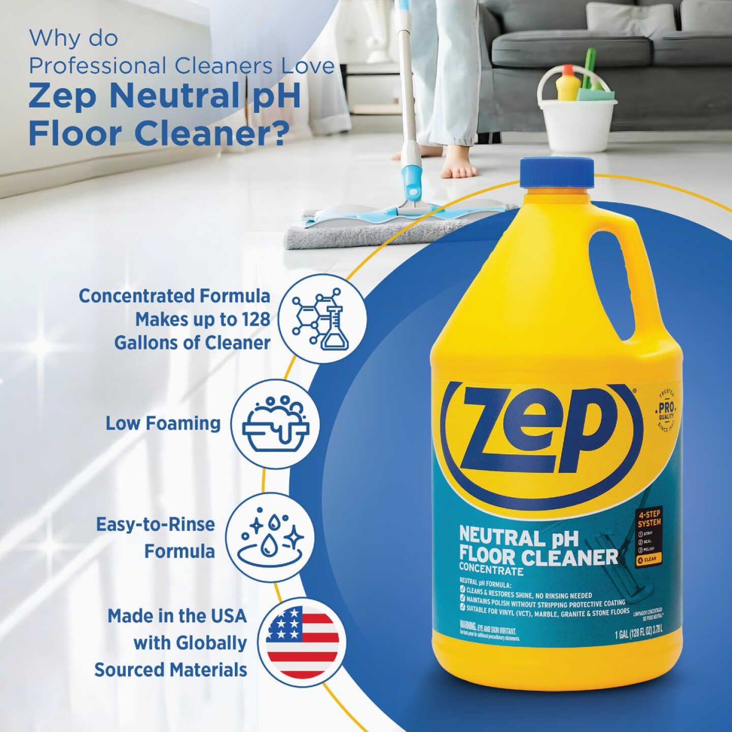 Zep 5 Gal. Industrial Purple Cleaner & Degreaser Concentrate Image 2