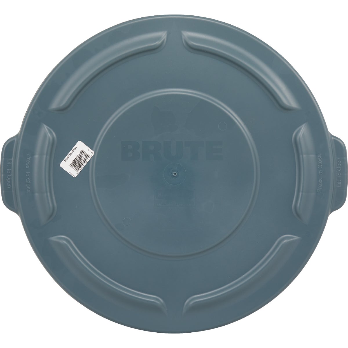 Rubbermaid Commercial Brute Gray Trash Can Lid for 20 Gal. Trash Can Image 2