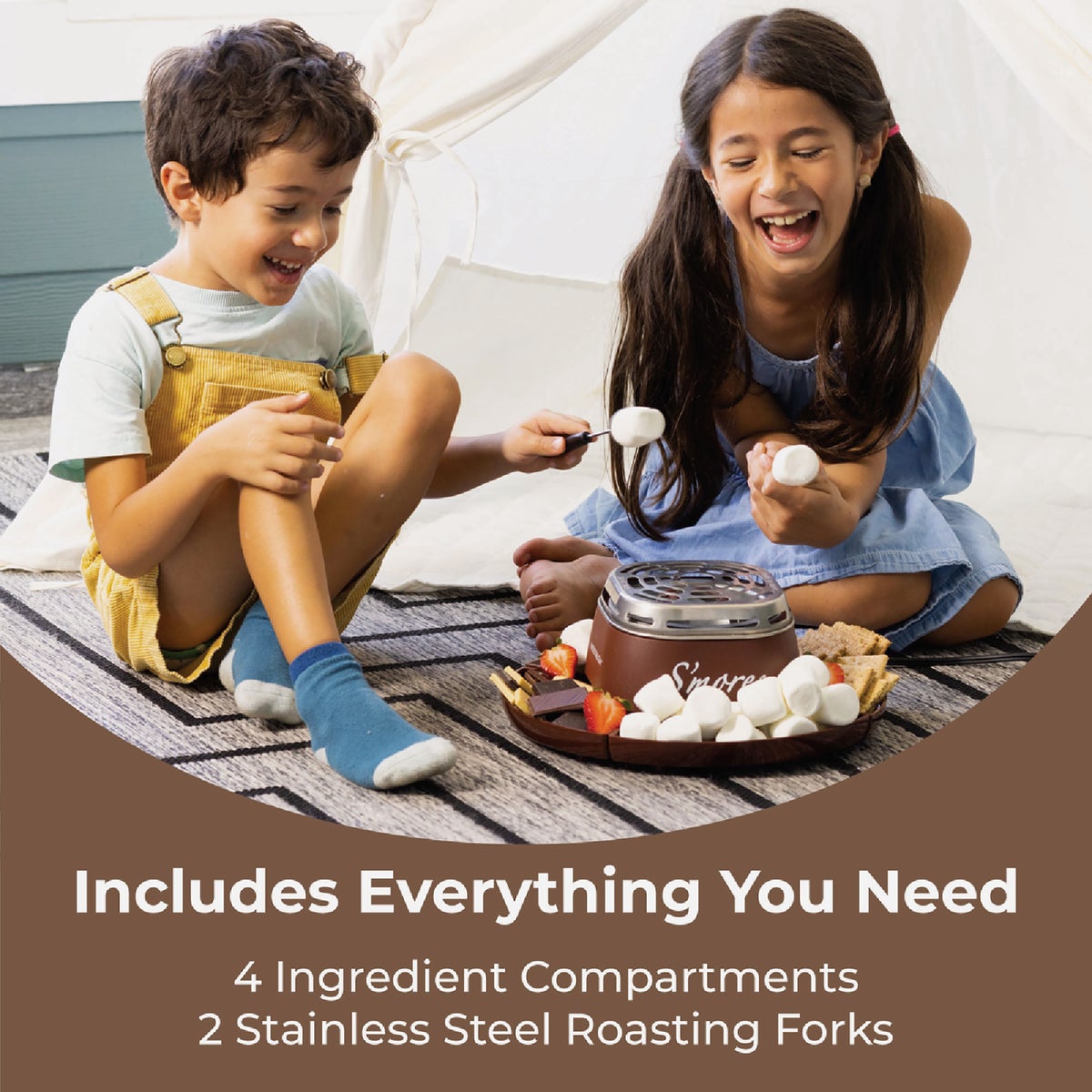 Nostalgia Indoor Electric Stainless Steel S'mores Maker Image 3