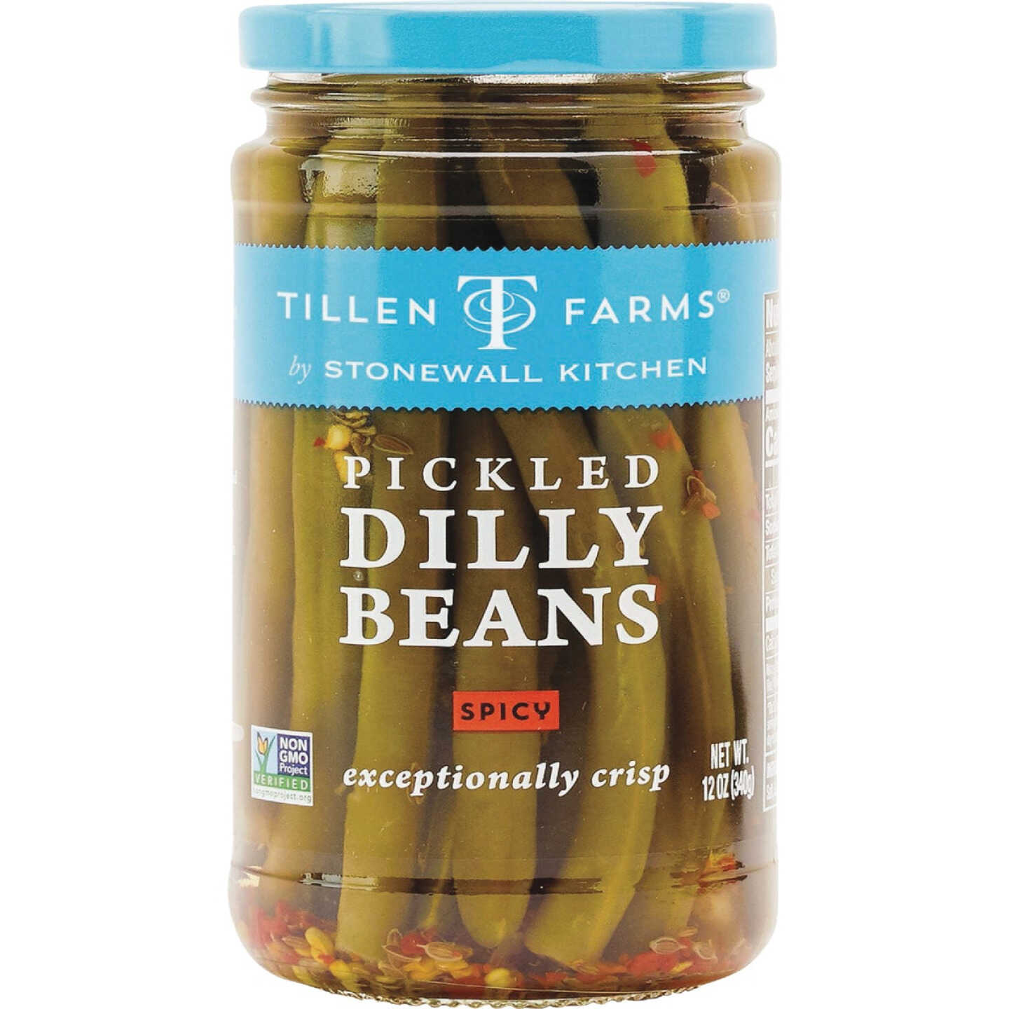 Tillen Farms 12 Oz. Pickled Dilly Beans, Spicy Image 1