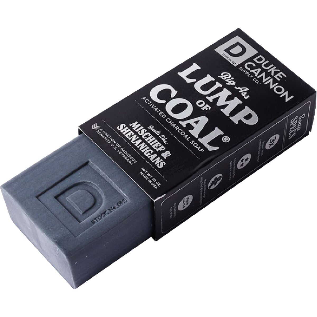 Duke Cannon 10 Oz. Big Ass Lump of Coal Soap Image 3