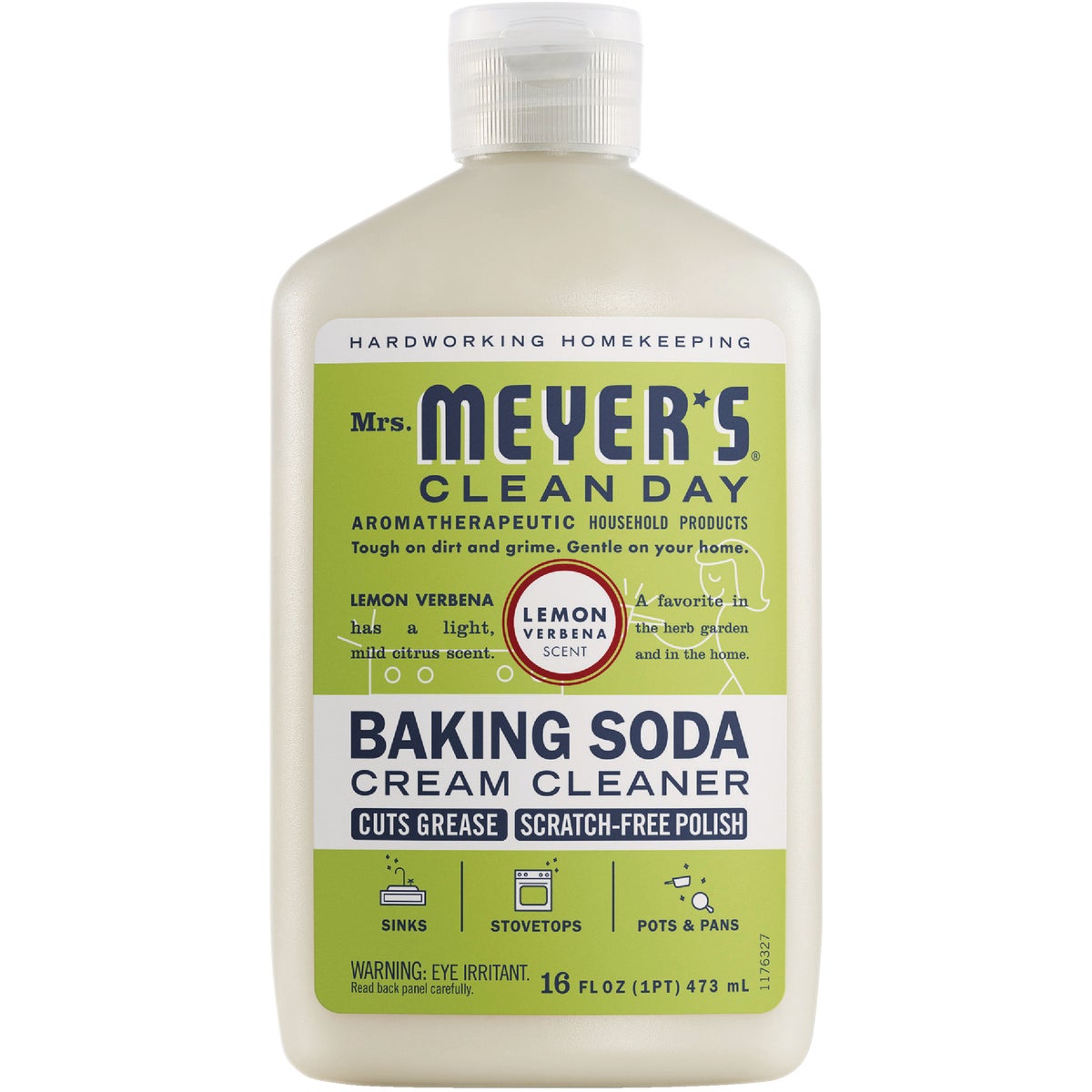 Mrs. Meyer's Clean Day 16 Oz. Lemon Verbena Scent Baking Soda Cream Cleaner