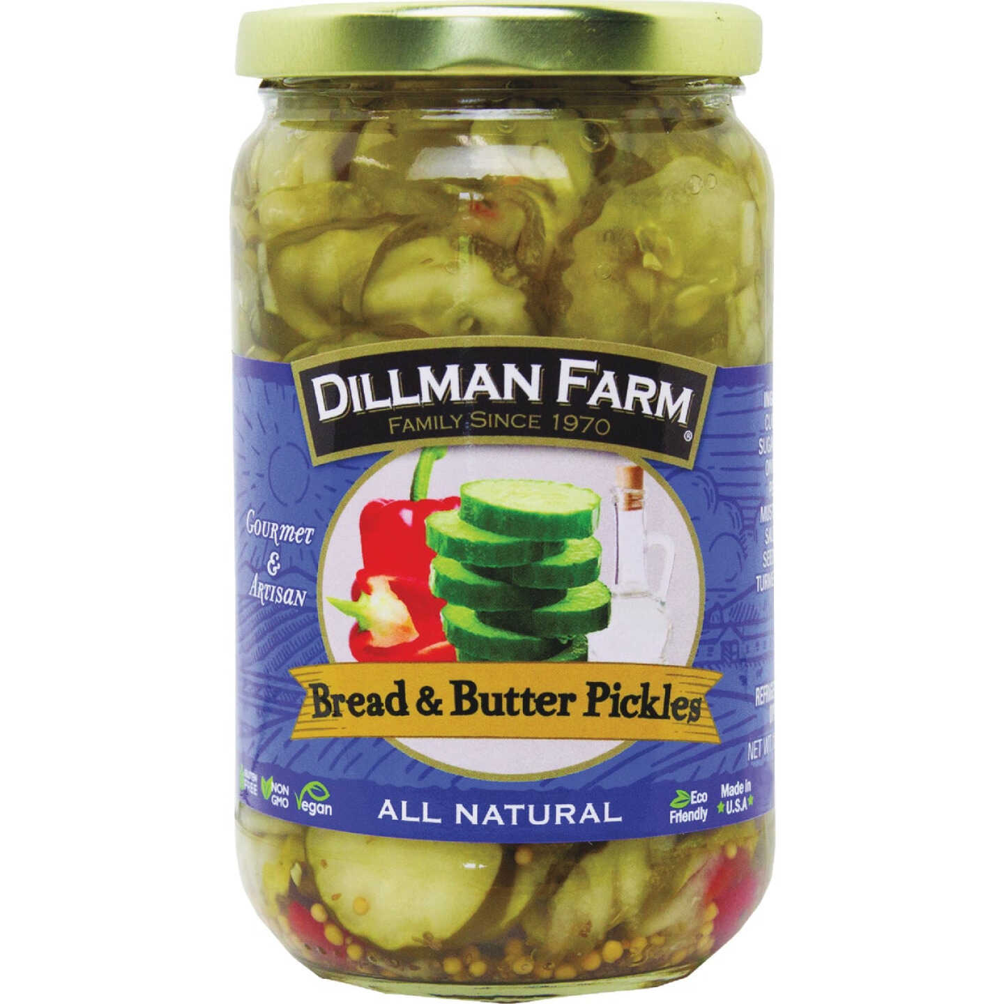 Dillman Farm Bread and Butter Pickles Image 1