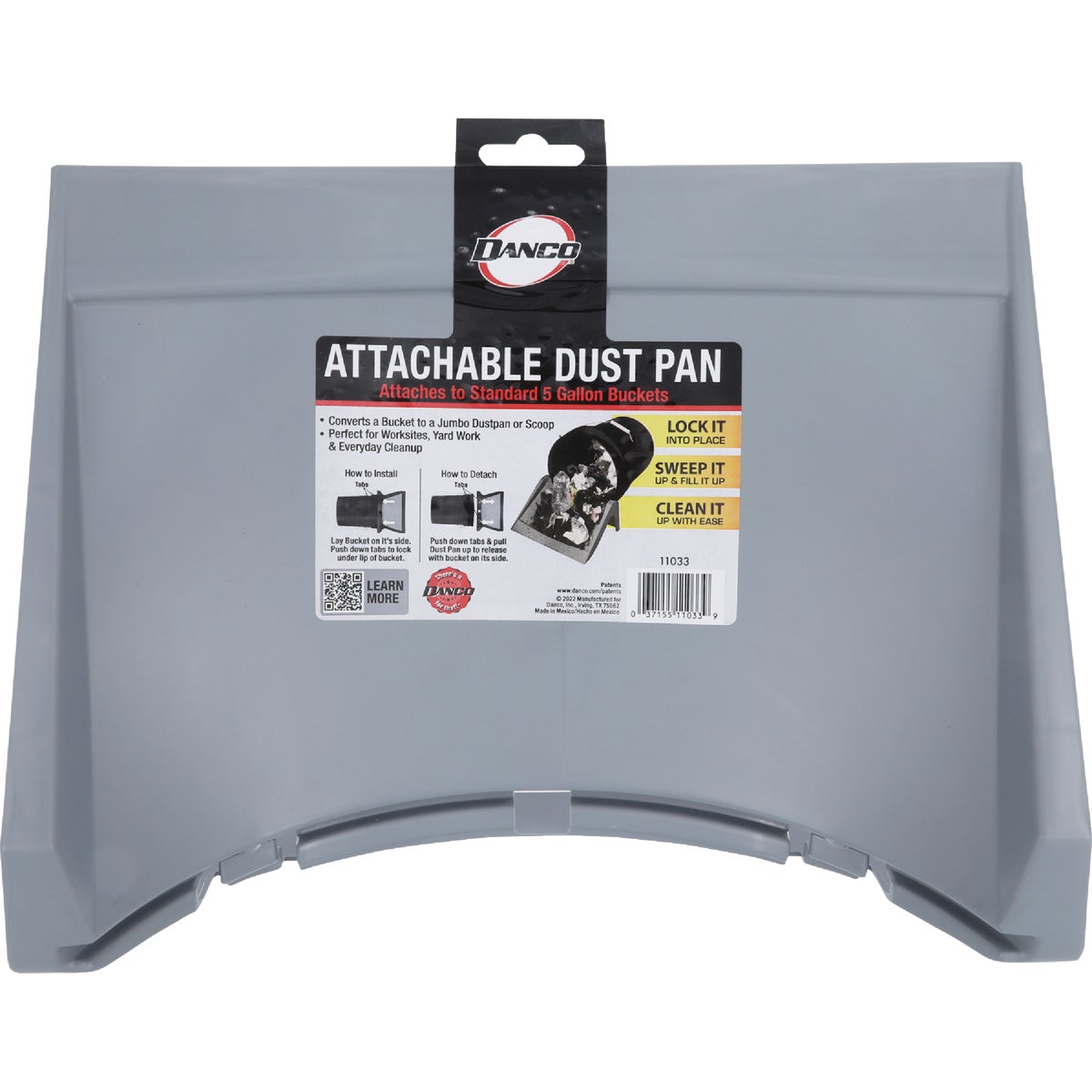 Danco Attachable Dust Pan for 5 Gal. Bucket Image 5