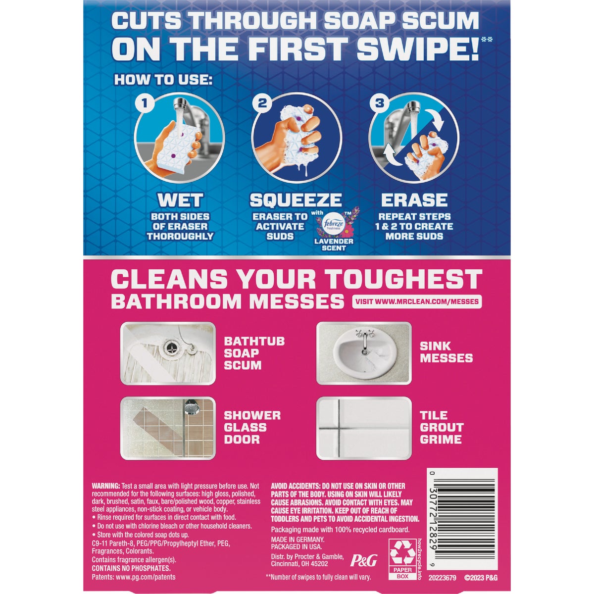 Mr. Clean Magic Eraser Ultra Bath + Febreze Multi-Purpose Cleaner (3-Count) Image 3