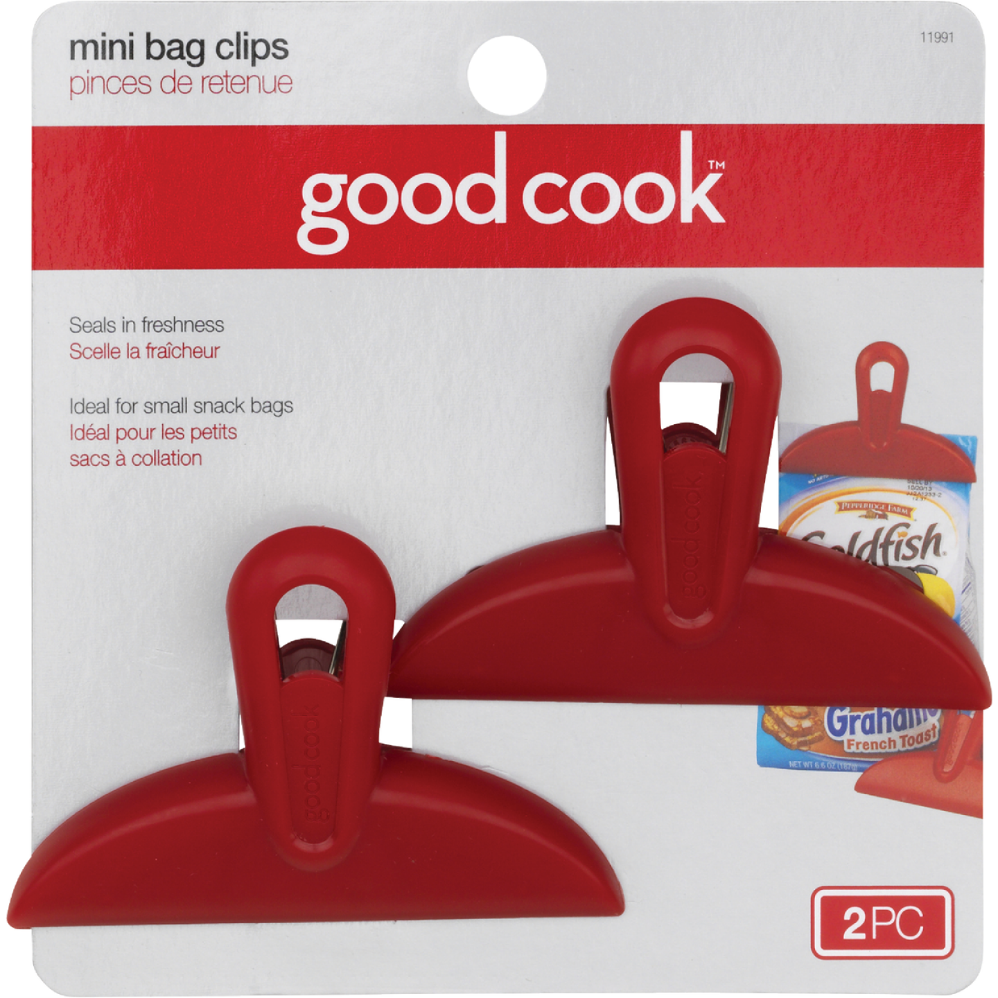 Goodcook 3-1/4 In. Plastic Mini Chip Clip (2-Pack) Image 1