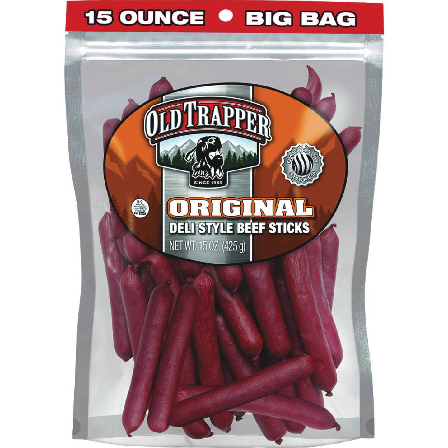 Old Trapper 15 Oz. Original Deli Stick Jerky Image 1