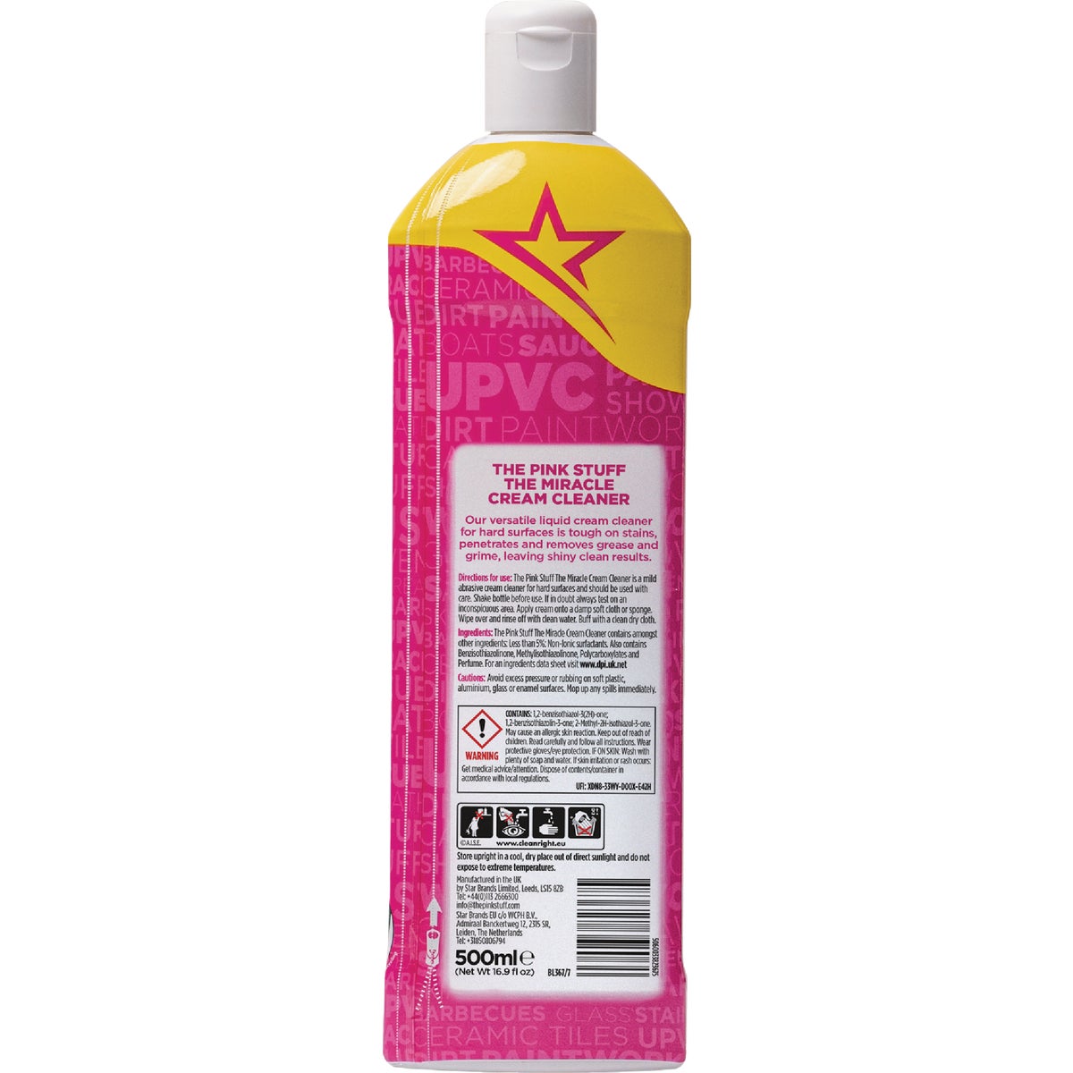 The Pink Stuff 16.9 Oz. Miracle All Purpose Cream Cleaner Image 6