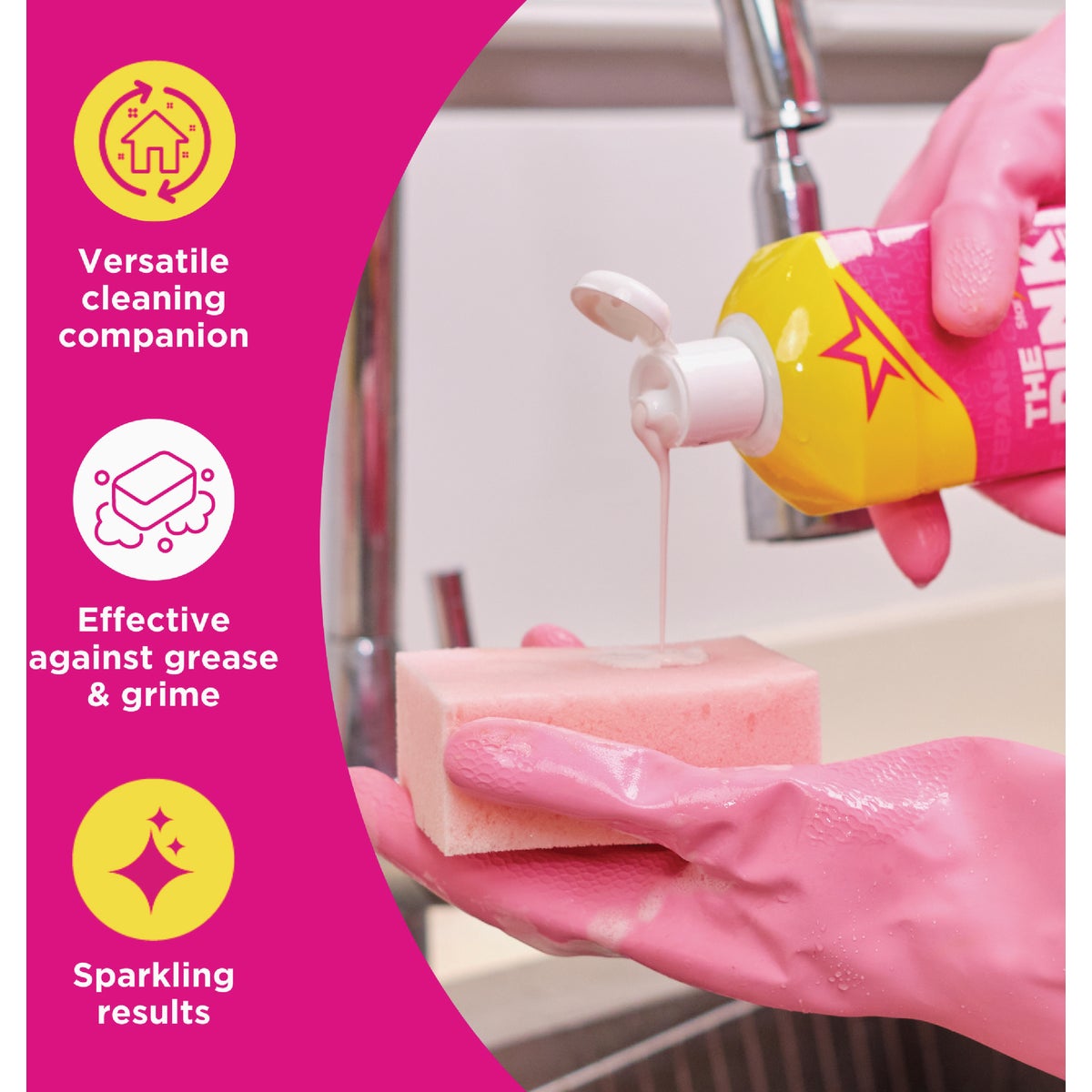 The Pink Stuff 16.9 Oz. Miracle All Purpose Cream Cleaner Image 2