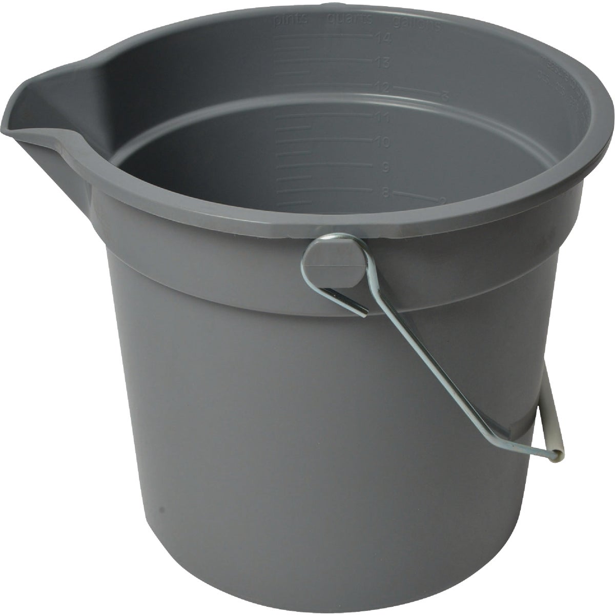 Janico 14 Qt. Gray Pail