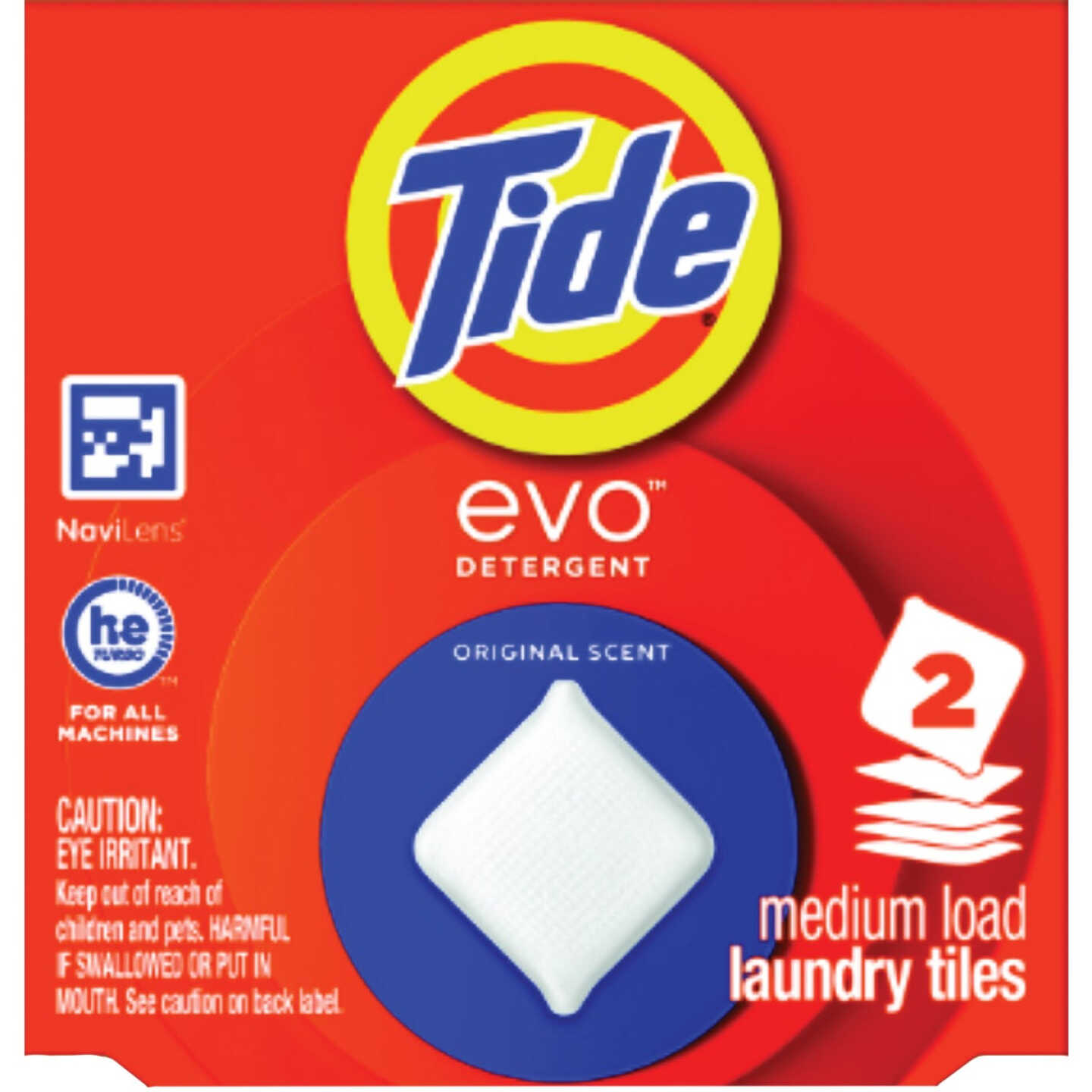 Tide Evo Laundry Detergent Tile, Original Scent (2-Ct.) Image 1