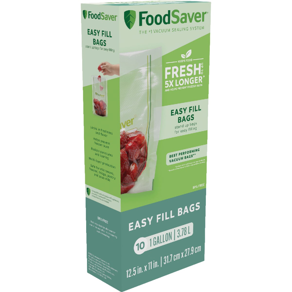 FoodSaver Easy Fill Gal. Vacuum Sealer Bags (10-Count) Image 3