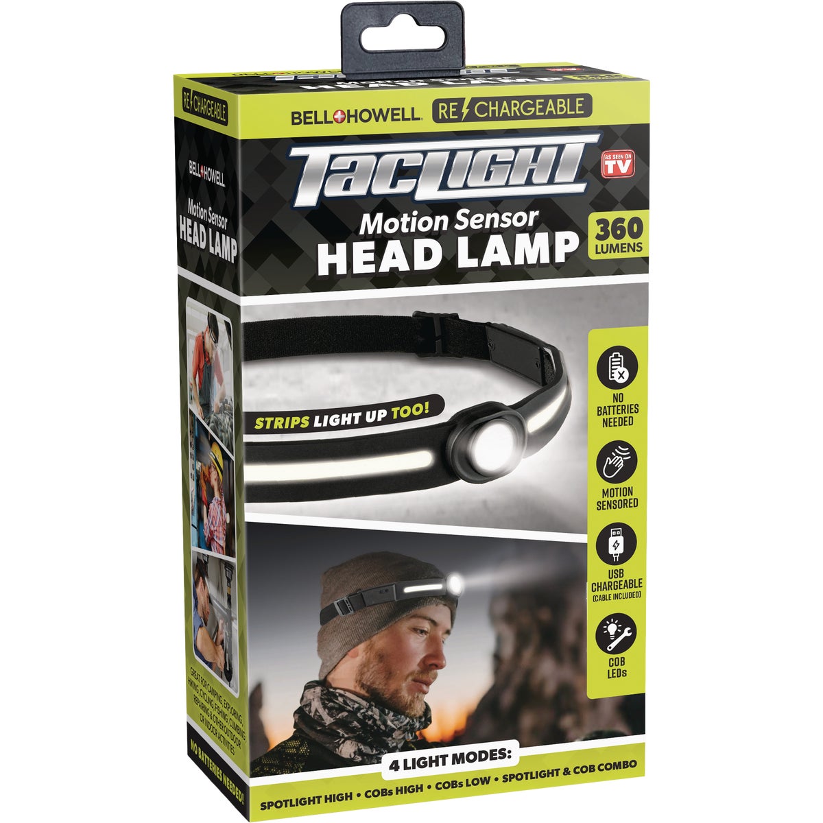 Bell+Howell TacLight Motion Sensor Head Lamp
