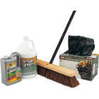 DQB 18 In. W. x 58 In. L. Metal Handle Garage & Patio Push Broom Image 3