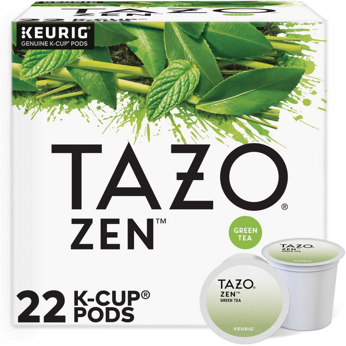 Keurig Tazo Zen Green Tea K-Cup (22-Pack) Image 1