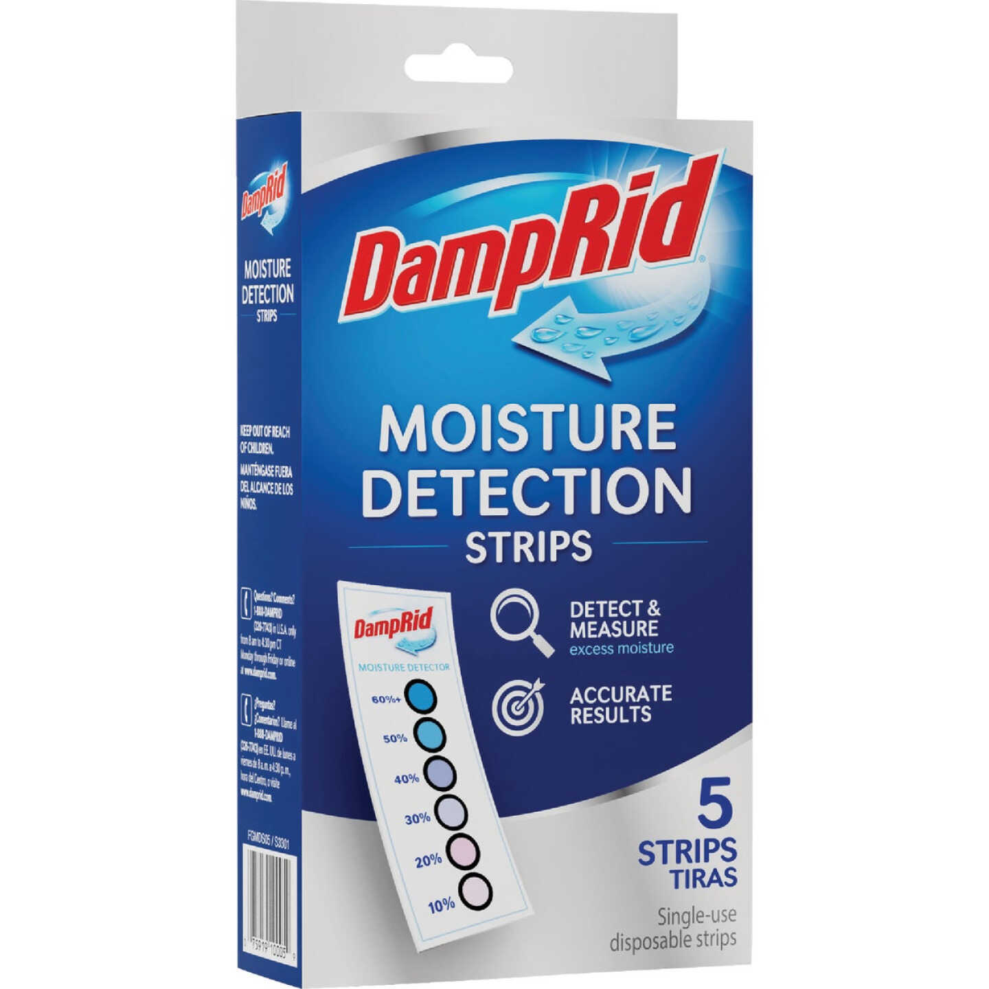 DampRid Moisture Detector Strips (5-Count) Image 1