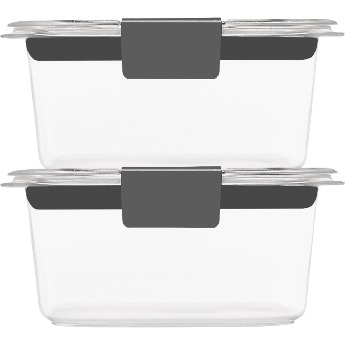 Rubbermaid Brilliance 1.3 C. Clear Rectangle Food Storage Container (2-Pack)