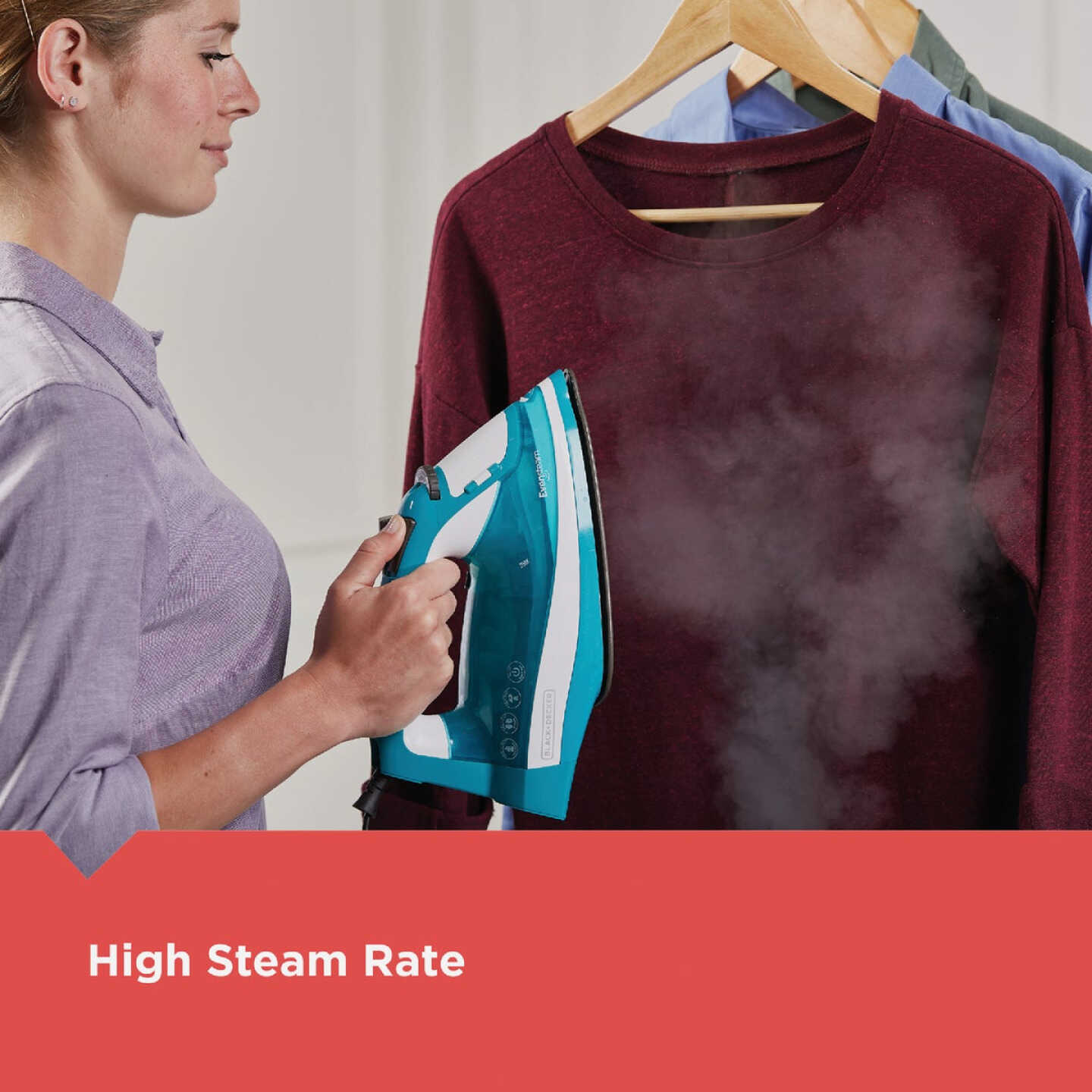 Black & Decker EvenSteam QuickPress Express Steam Iron Image 5