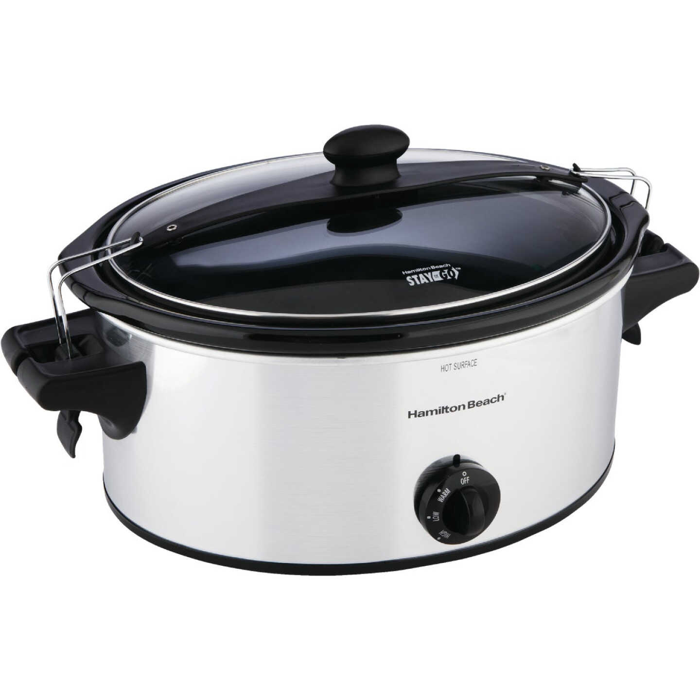 Hamilton Beach Stay or Go 6 Qt. Stainless Steel Slow Cooker Image 1