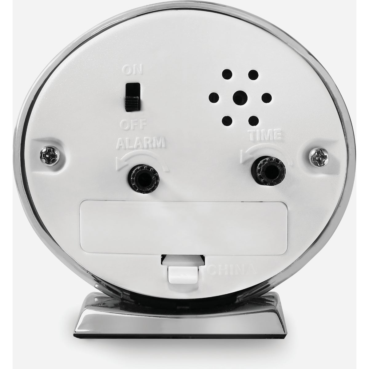 Westclox Baby Ben Silver Classic Style Battery Operated Alarm Clock Image 2