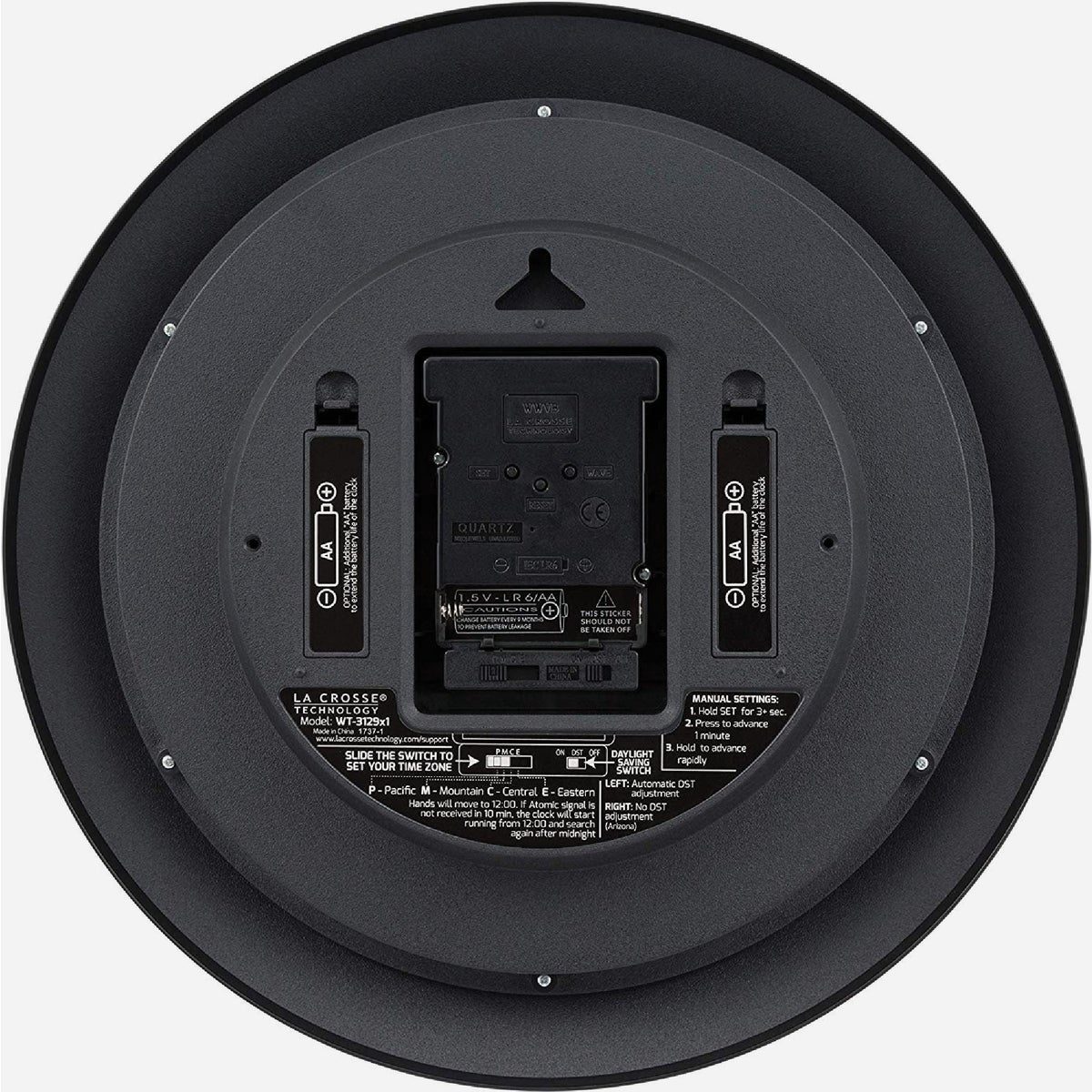 La Crosse Technology Atomic Analog Wall Clock Image 3