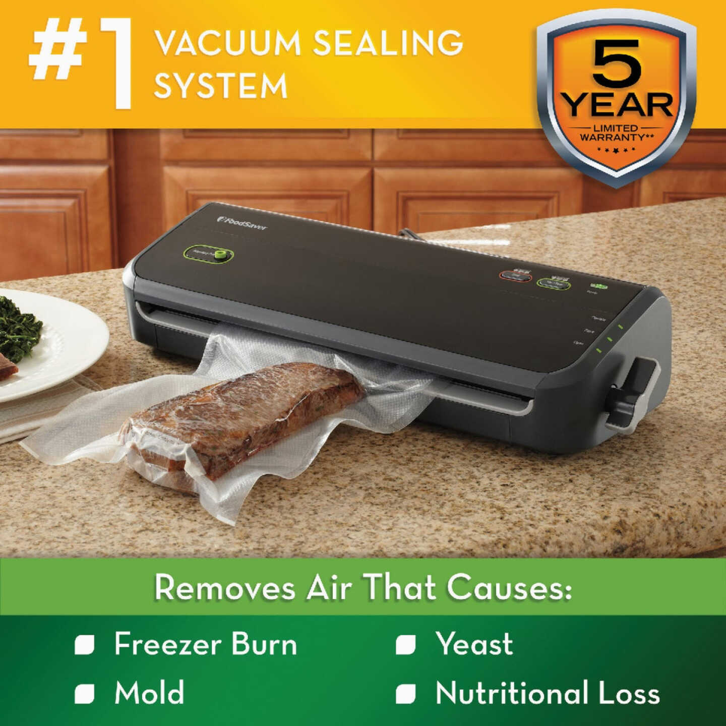 FoodSaver G2 Vacuum Food Sealer System Image 2