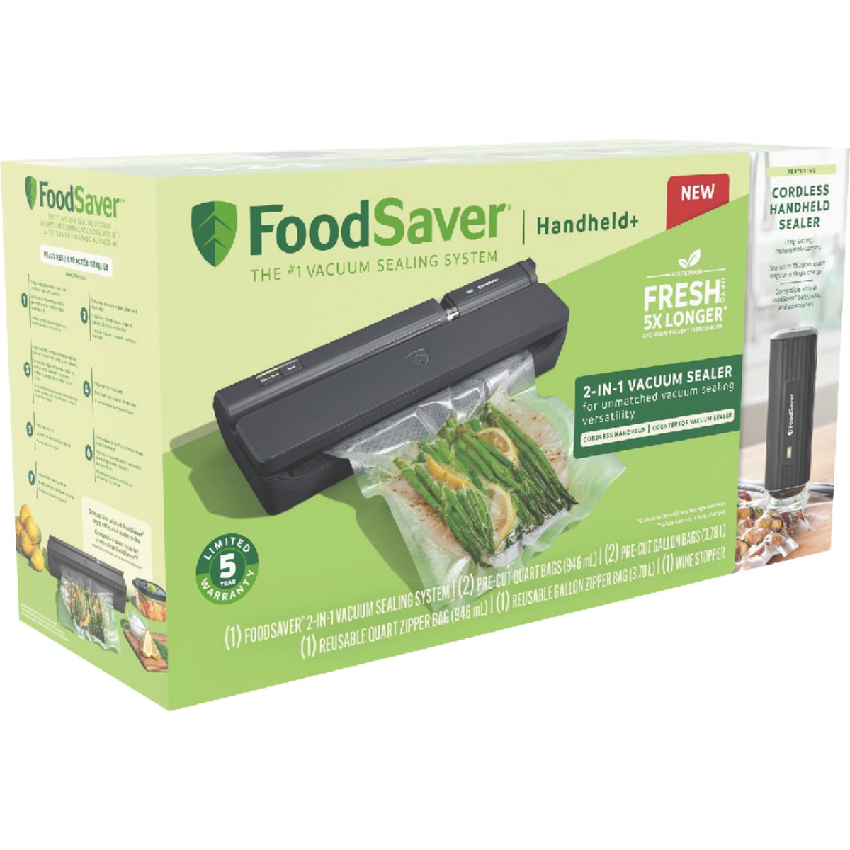 FoodSaver Handheld+ 2-in-1 Vacuum Sealing System Image 7