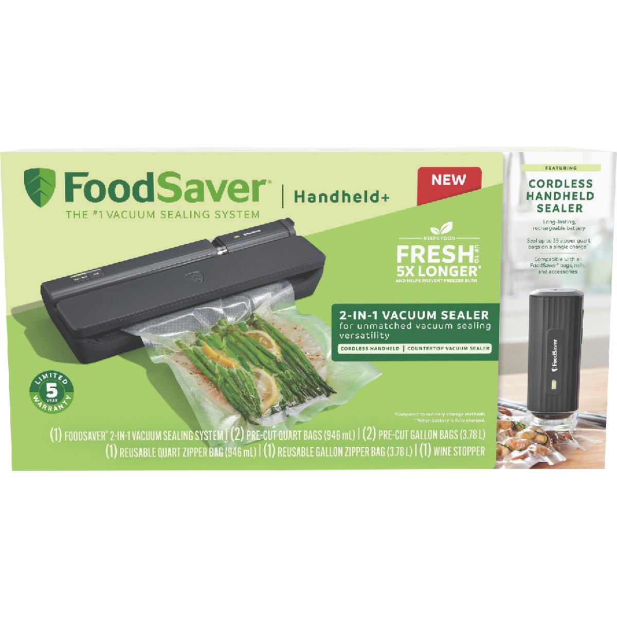 FoodSaver Handheld+ 2-in-1 Vacuum Sealing System Image 6