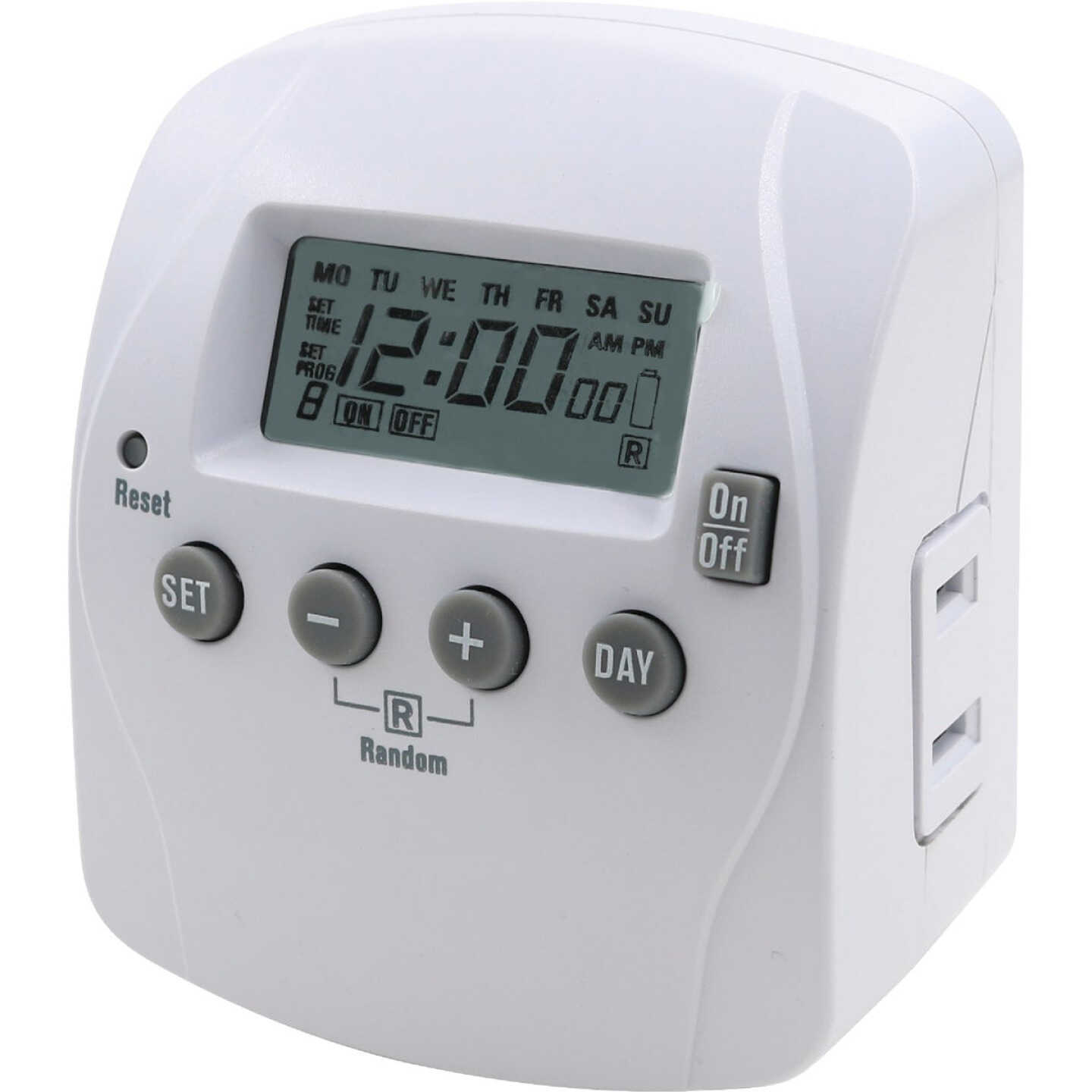 Prime 125V Indoor 7-Day Digital Timer Image 1