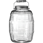 Anchor Hocking 2-1/2 Gal. Barrel Jar Image 1
