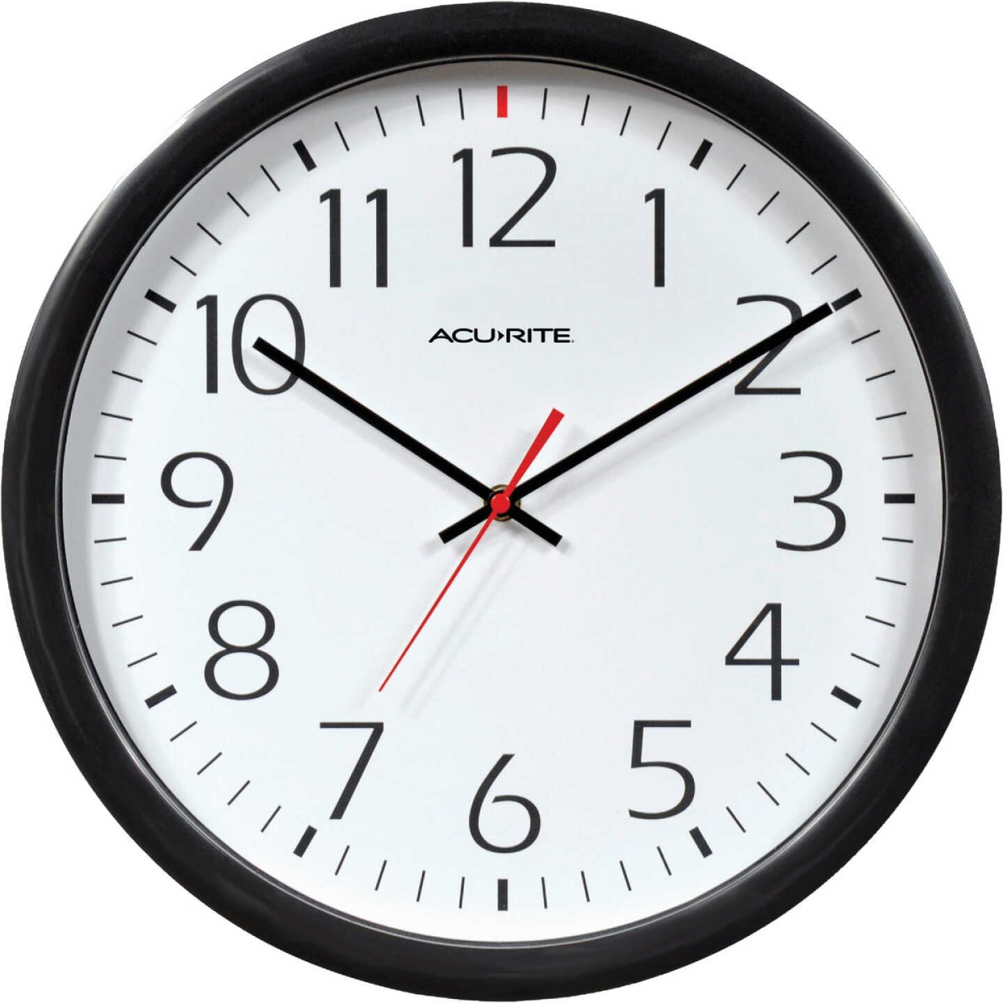 AcuRite Set & Forget Office Wall Clock Image 1