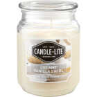 Candle-Lite Everyday 18 Oz. Creamy Vanilla Swirl Jar Candle Image 1