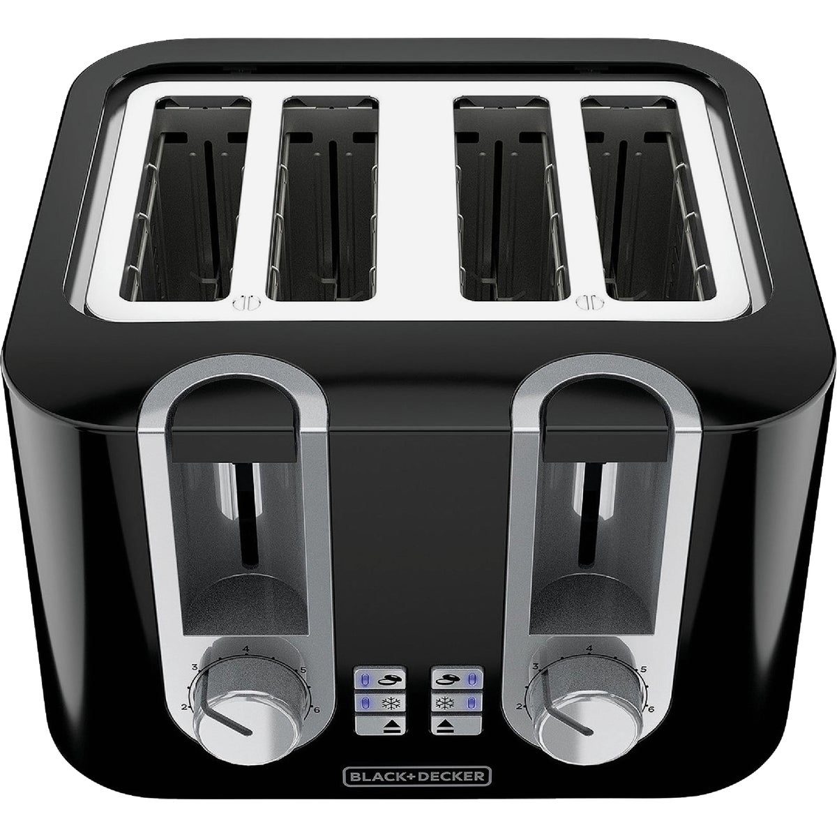 Black & Decker 4-Slice Black Toaster Image 2