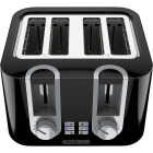 Black & Decker 4-Slice Black Toaster Image 2