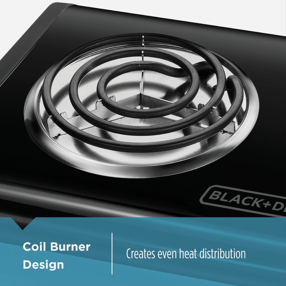 Black & Decker Double Coiled Burner Range Image 5